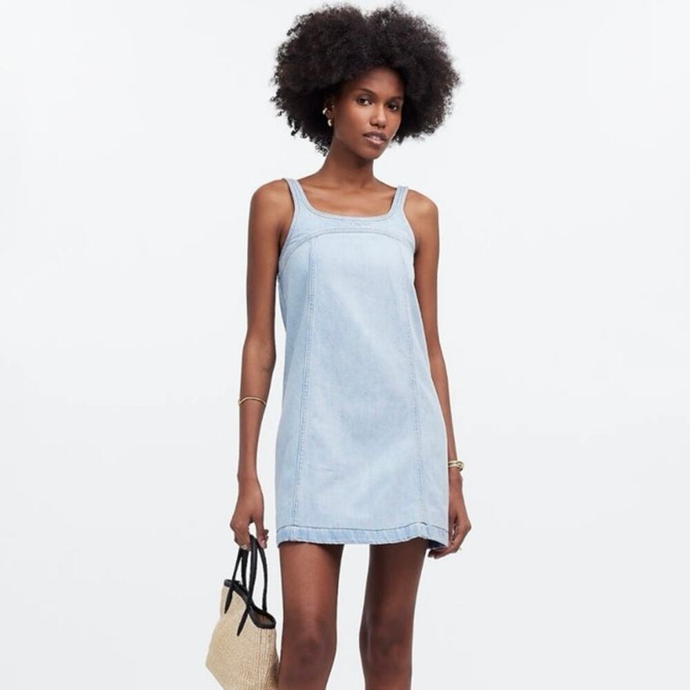 Madewell Light Blue Mini Dress